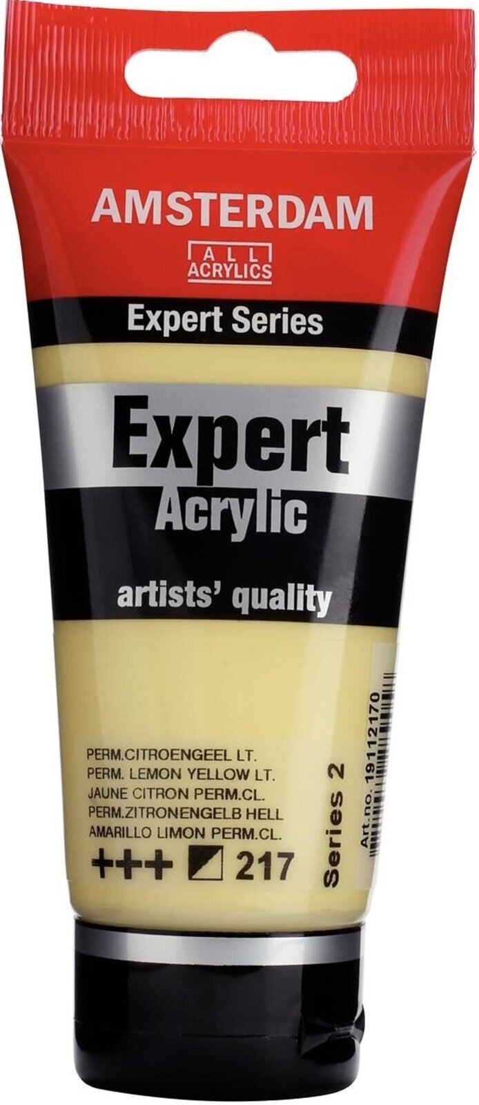 Peinture acrylique Amsterdam Expert Series Peinture acrylique Permanent Lemon Yellow Light 75 ml 1 pc