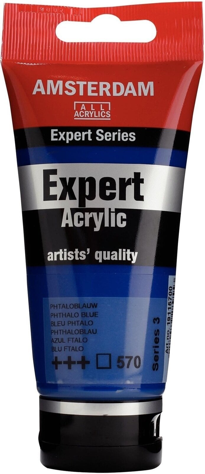 Peinture acrylique Amsterdam Expert Series Peinture acrylique Phthalo Blue 75 ml 1 pc
