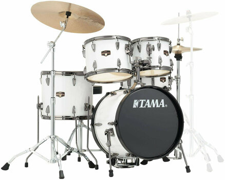 Batterie acoustique Tama IP58H6N Imperialstar Sugar White - 1