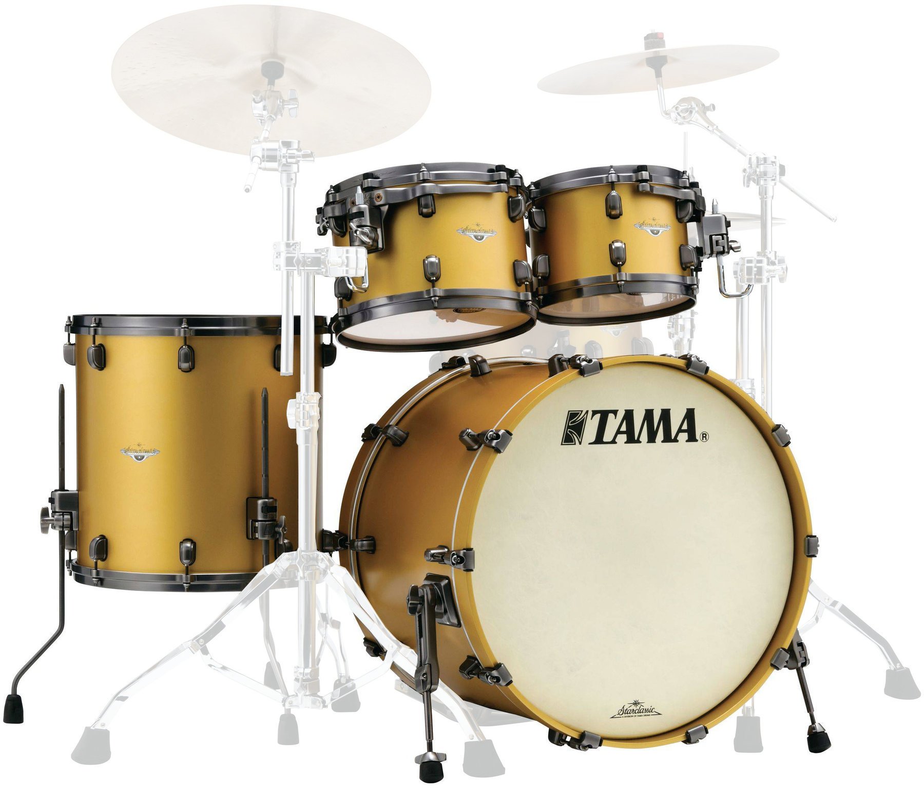 Акустични барабани-комплект Tama MA42TZUS-SAM Starclassic Maple Satin Aztec Gold Metallic
