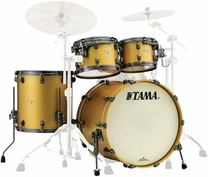 Akoestisch drumstel Tama MA42TZUS-SAM Starclassic Maple Satin Aztec Gold Metallic - 1