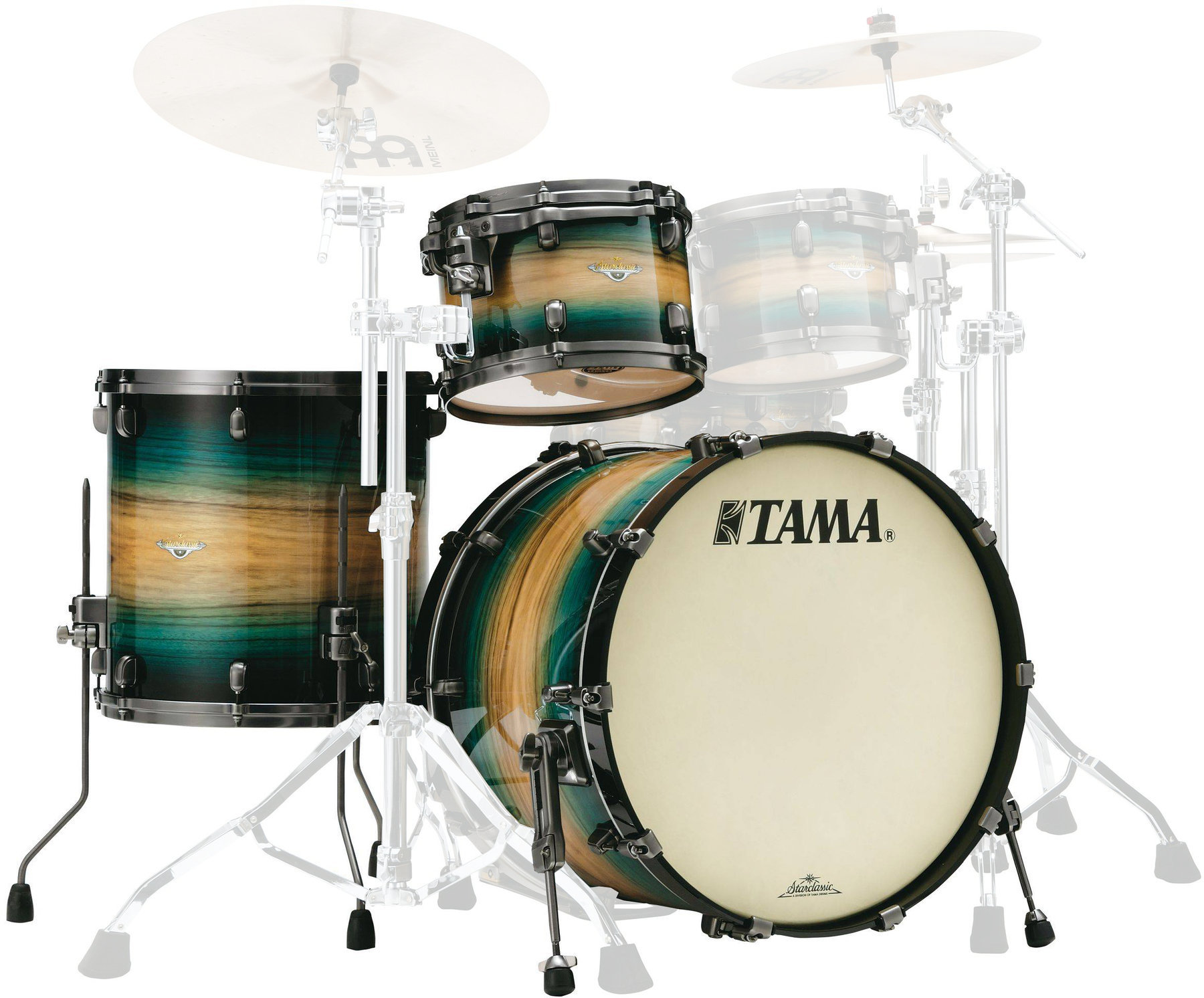 Trommesæt Tama MA30CMUS Starclassic Maple Emerald Pacific Walnut Burst