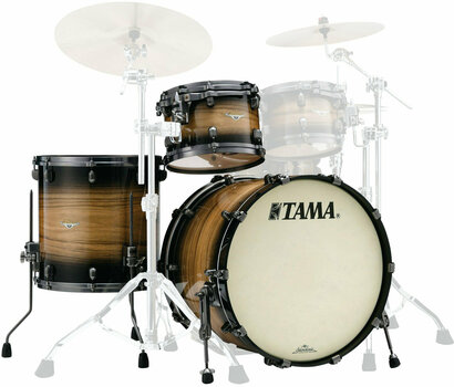 Akustik-Drumset Tama ME30CMUS-LNWB Starclassic Maple Natural Pacific Walnut Burst - 1