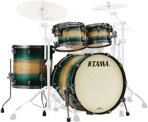 Akustik-Drumset Tama ME42TZUS-LEWB Starclassic Maple Emerald Pacific Walnut Burst Akustik-Drumset