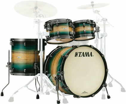 Akustik-Drumset Tama ME42TZUS-LEWB Starclassic Maple Emerald Pacific Walnut Burst - 1