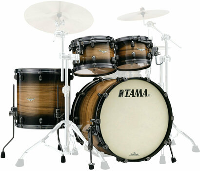 Акустични барабани-комплект Tama ME42TZUS-LNWB Starclassic Maple Natural Pacific Walnut Burst - 1