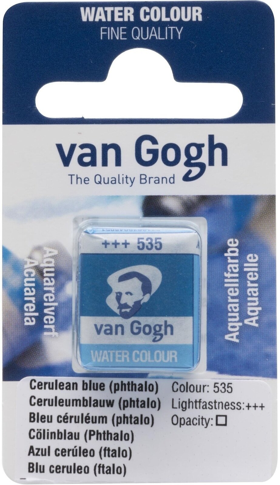 Tinta de aguarela Van Gogh Tinta de aguarela Cerulean Blue Phthalo