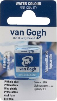Акварелни бои Van Gogh 20865701 Акварелна боя Phthalo Blue 1 бр. - 1