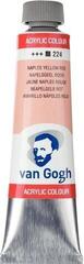Akryylimaali Van Gogh 22052240 Akryylimaali Naples Yellow Red 40 ml 1 kpl