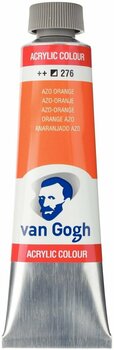 Aκρυλικό Χρώμα Van Gogh Acrylic Paint 40 ml Azo Orange - 1
