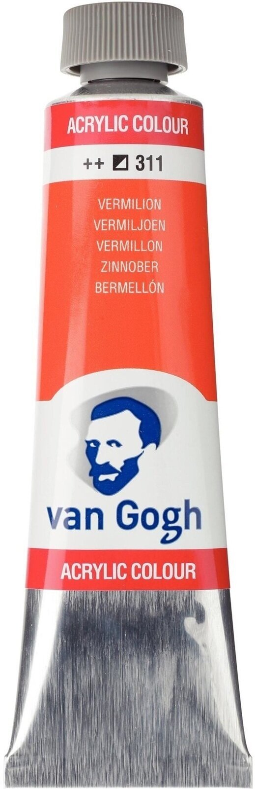 Culoare acrilică Van Gogh Vopsea acrilică 40 ml Vermilion