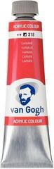 Acrylverf Van Gogh 22053180 Acrylverf Carmine 40 ml 1 st.