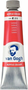 Culoare acrilică Van Gogh Vopsea acrilică 40 ml Carmine - 1