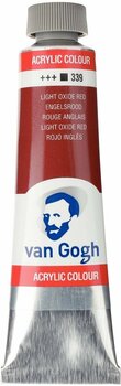 Aκρυλικό Χρώμα Van Gogh 22053390 Ακρυλική μπογιά Light Oxide Red 40 ml 1 τεμ. - 1