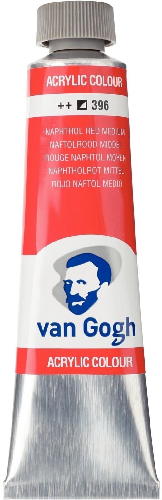 Akrüülvärv Van Gogh Acrylic Colour 40 ml Naphtol Red Medium