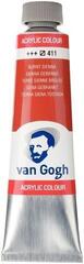 Akryylimaali Van Gogh 22054110 Akryylimaali Burnt Sienna 40 ml 1 kpl