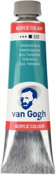 Акрилна боя Van Gogh АКРИЛНА боя 40 ml Turquoise Blue - 1