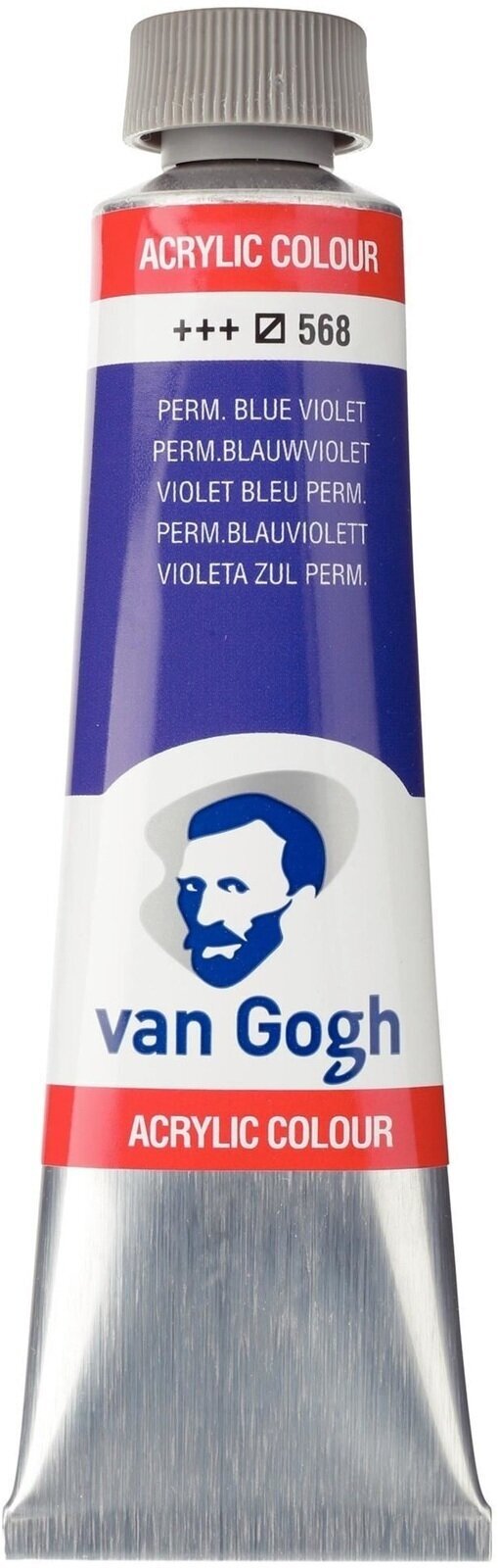 Akryylimaali Van Gogh 22055680 Akryylimaali Permanent Blue Violet 40 ml 1 kpl