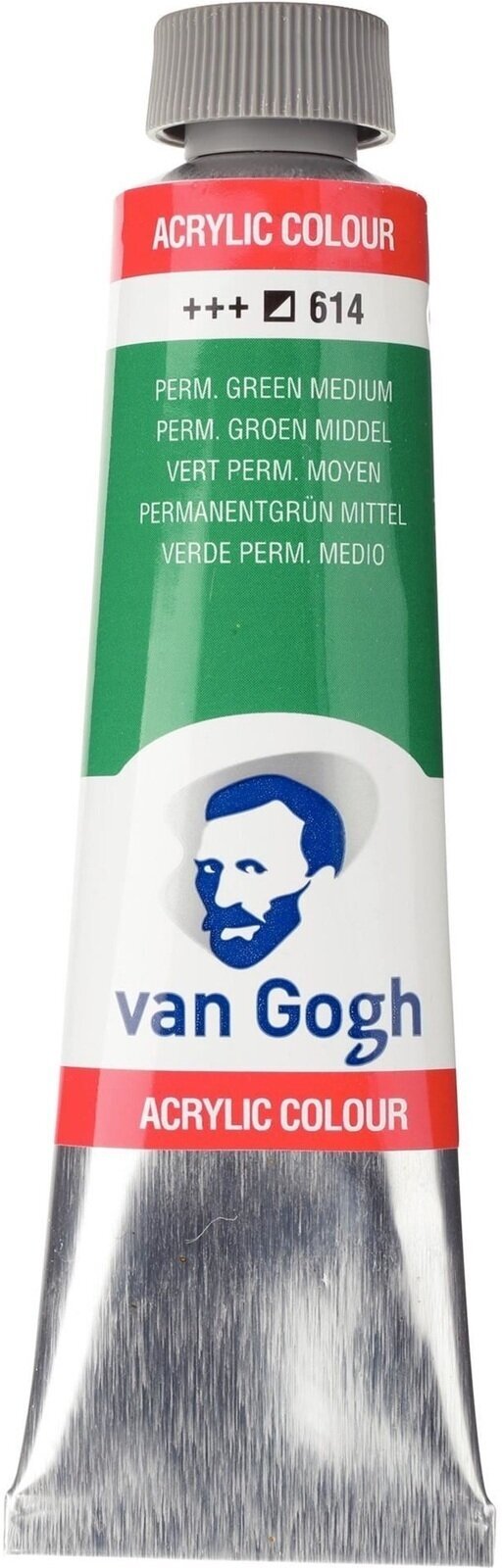 Tinta acrílica Van Gogh Tinta acrílica 40 ml Permanent Green Medium