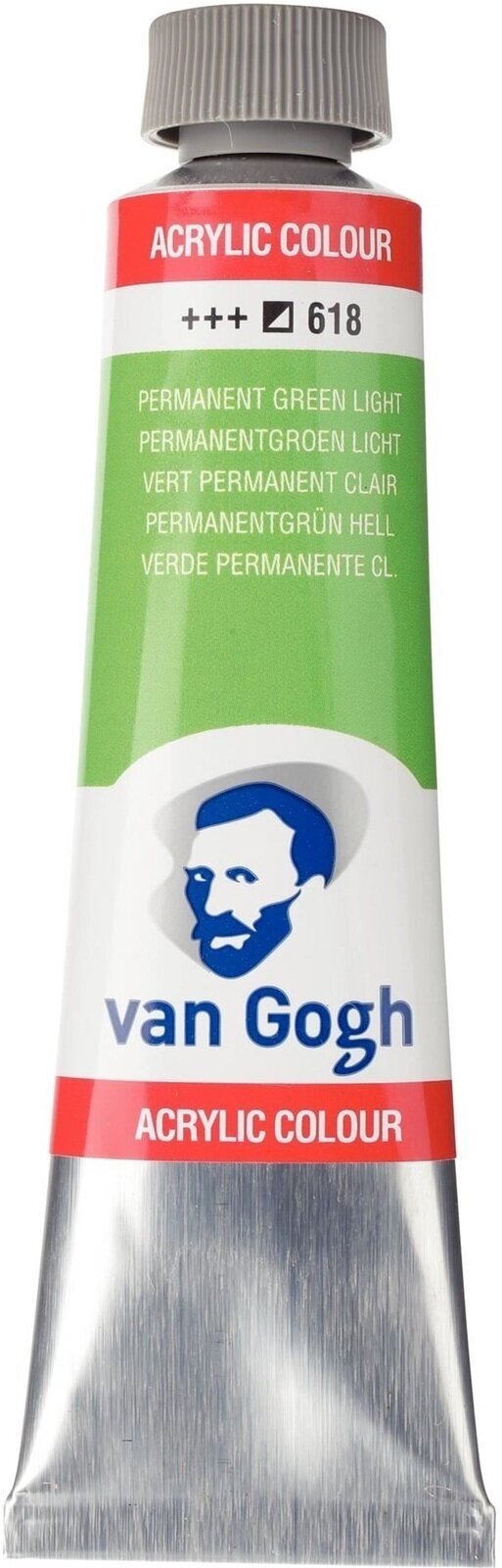 Акрилна боя Van Gogh АКРИЛНА боя 40 ml Permanent Green Light