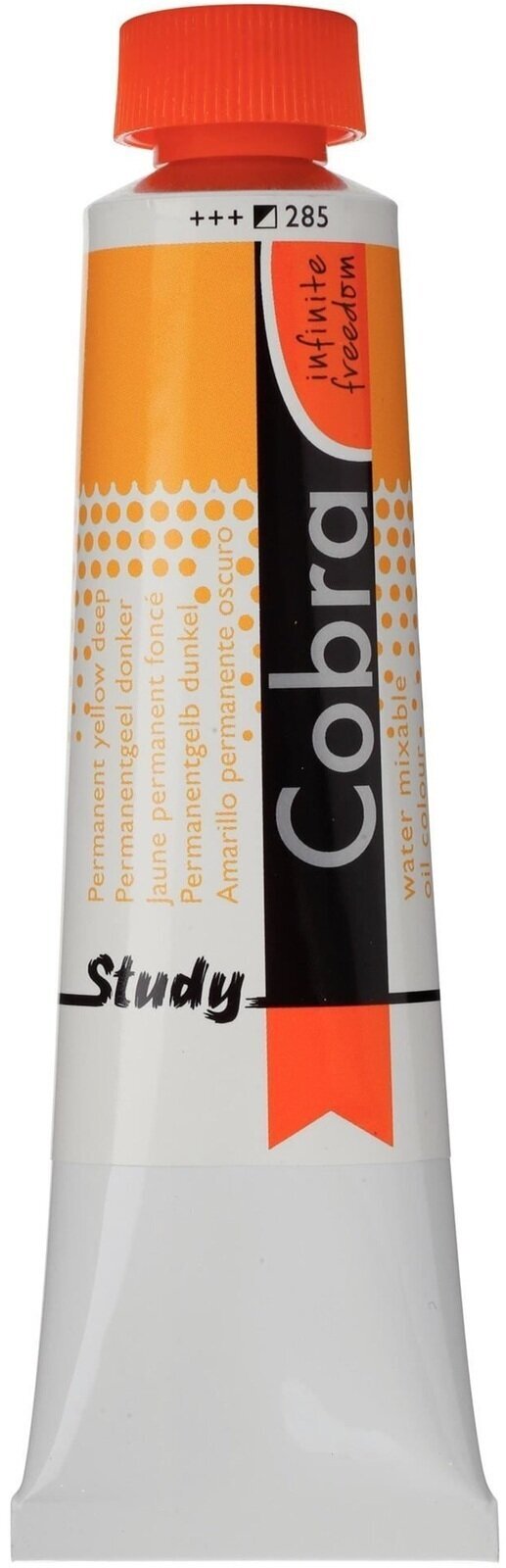 Peinture à l'huile Cobra Study Peinture à l'huile Permanent Yellow Deep 40 ml 1 pc