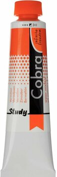 Peinture à l'huile Cobra Study Peinture à l'huile Vermilion 40 ml 1 pc - 1