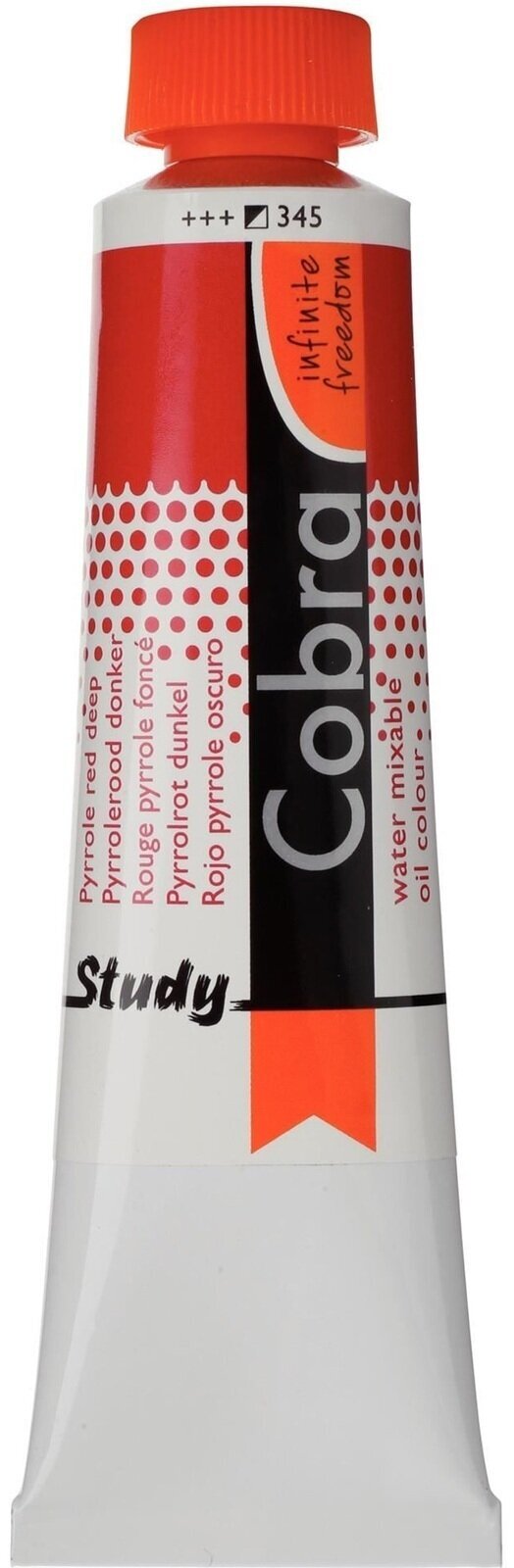 Peinture à l'huile Cobra Study Peinture à l'huile Pyrrole Red Deep 40 ml 1 pc