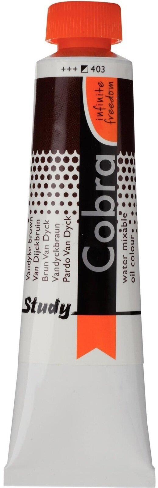 Olejová barva Cobra Study Olejová barva Vandyke Brown 40 ml 1 ks