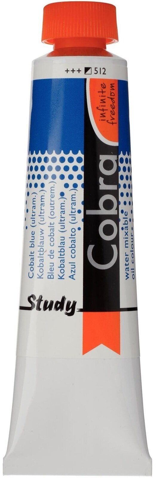 Aliejiniai dažai Cobra Study Water Mixable Oil Paint 40 ml Cobalt Blue Ultramarine