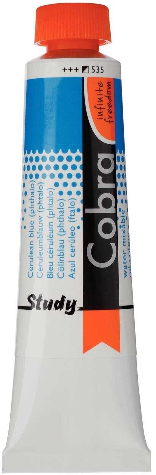 Peinture à l'huile Cobra Study Peinture à l'huile Cerulean Blue Phthalo 40 ml 1 pc