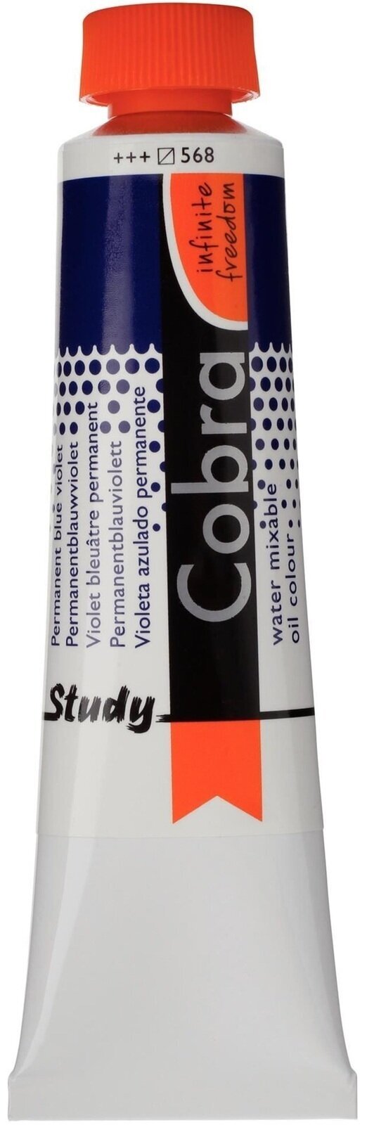 Olejová barva Cobra Study Olejová barva Permanent Blue Violet 40 ml 1 ks