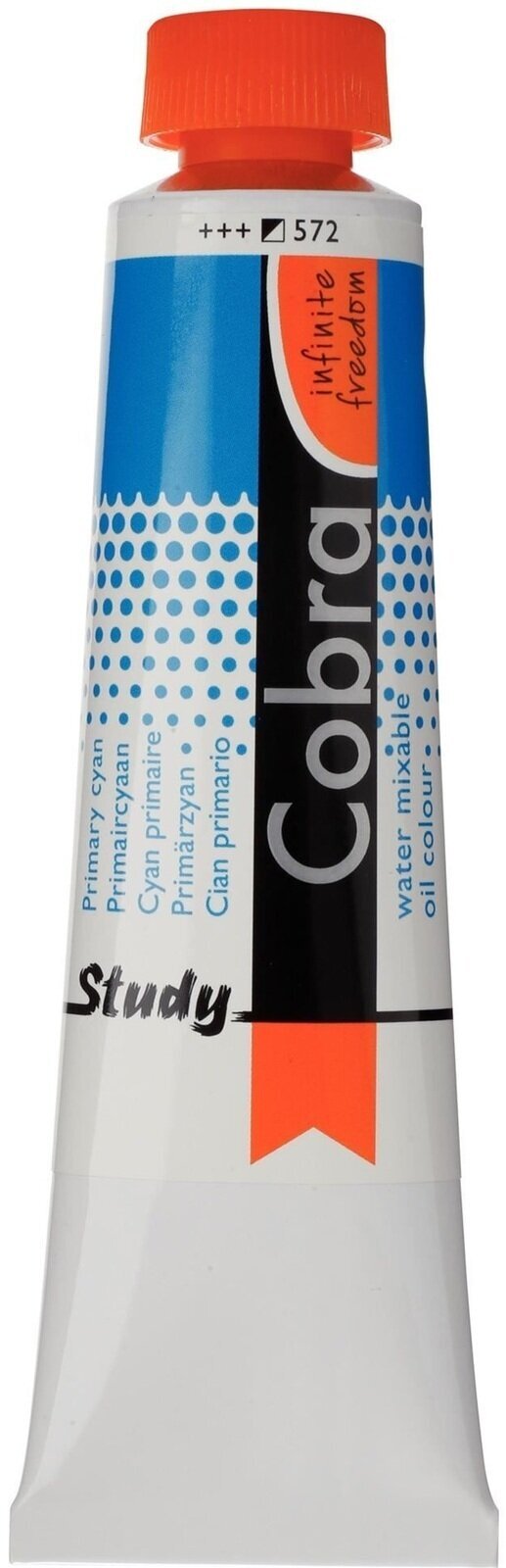 Peinture à l'huile Cobra Study Peinture à l'huile Primary Cyan 40 ml 1 pc