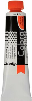 Farba olejna Cobra Farba olejna 40 ml Ivory Black - 1
