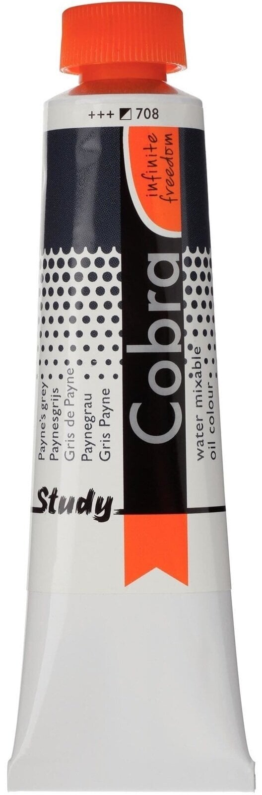 Peinture à l'huile Cobra Study Peinture à l'huile Paynes Grey 40 ml 1 pc