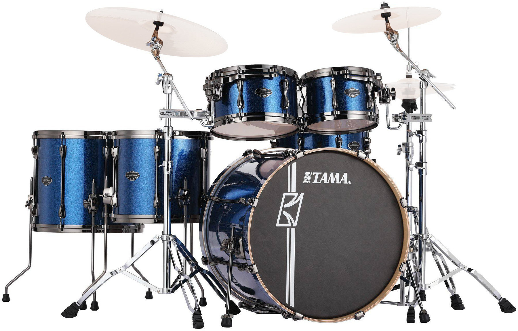 Set akustičnih bubnjeva Tama MK52HLZBN Superstar Hyper‐Drive Maple Indigo Sparkle