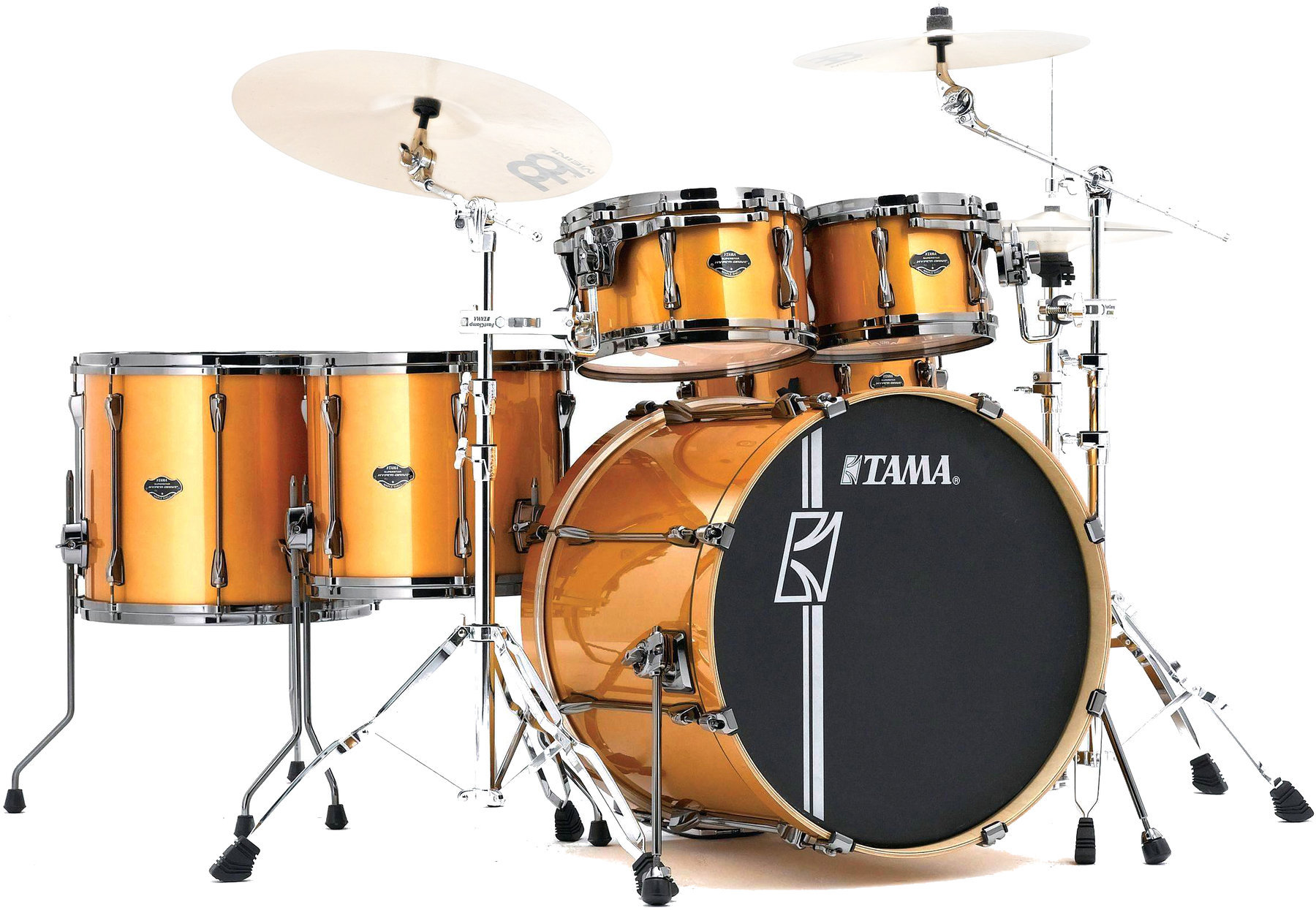 Akustik-Drumset Tama ML52HLZBN Superstar Hyper‐Drive Maple Golden Yellow Metallic