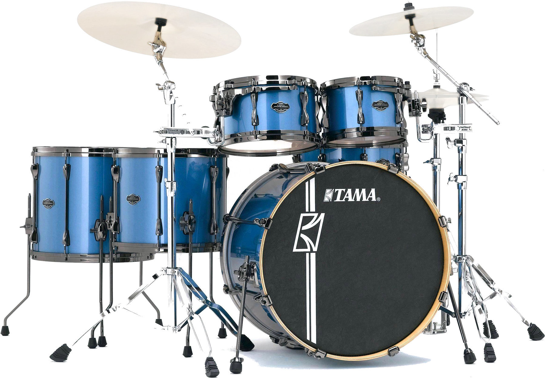Akustik-Drumset Tama ML52HLZBN Superstar Hyper‐Drive Maple Vintage Blue Metallic
