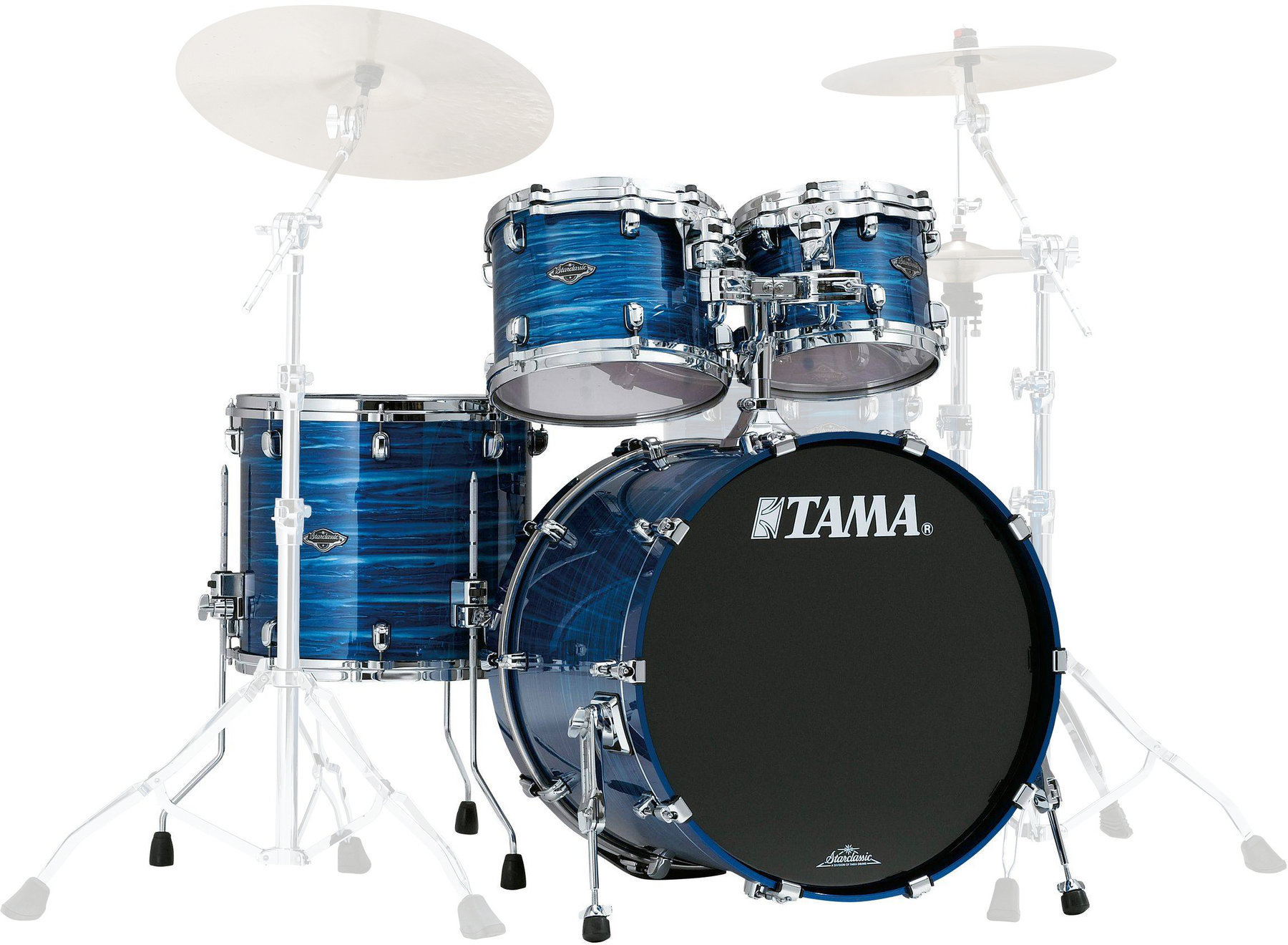 Акустични барабани-комплект Tama PP42S Starclassic Performer Ocean Blue Ripple