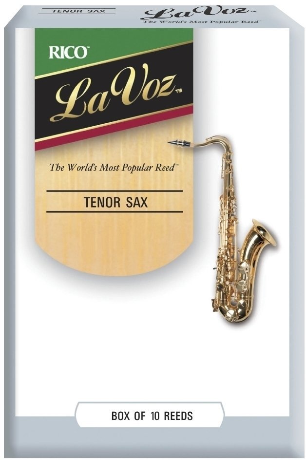 Palheta para saxofone tenor Rico La Voz H Palheta para saxofone tenor