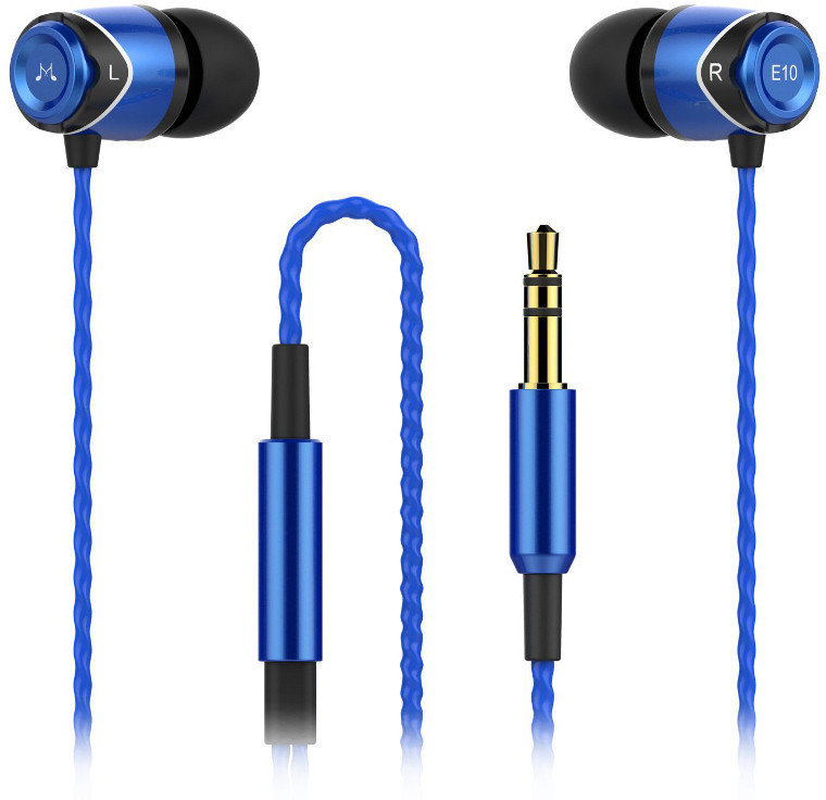 In-ear hoofdtelefoon SoundMAGIC E10 Black Blue