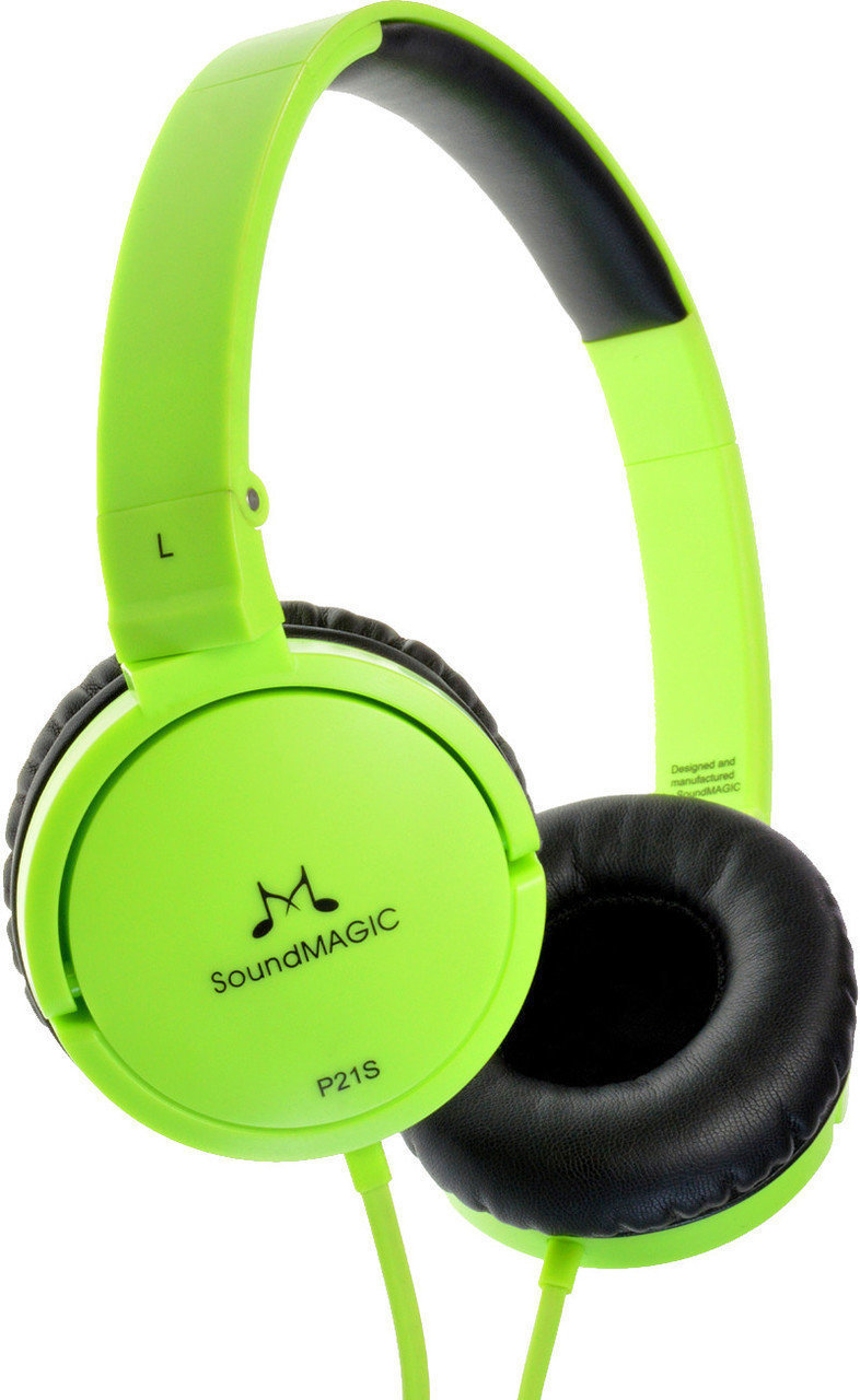 Hi-Fi-hovedtelefoner SoundMAGIC P21S Green