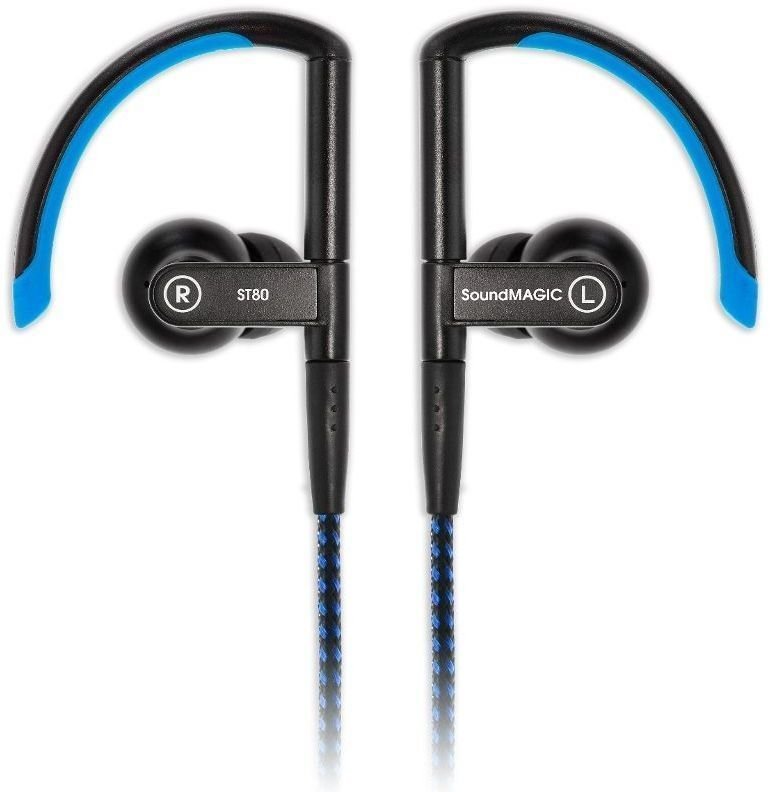 Bezprzewodowe słuchawki douszne SoundMAGIC ST80 Black Blue