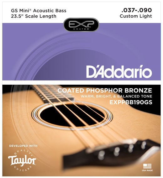 Strune za akustično bas kitaro D'Addario EXPPBB190GS