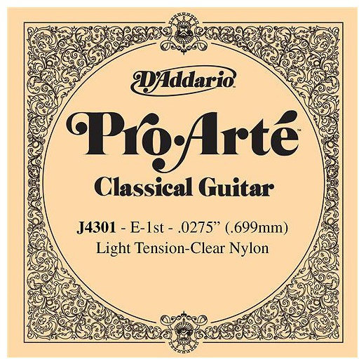 Samostatná struna pro kytaru D'Addario J4301 Samostatná struna pro kytaru