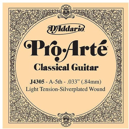 Единична струна за китара D'Addario J4305 Единична струна за китара