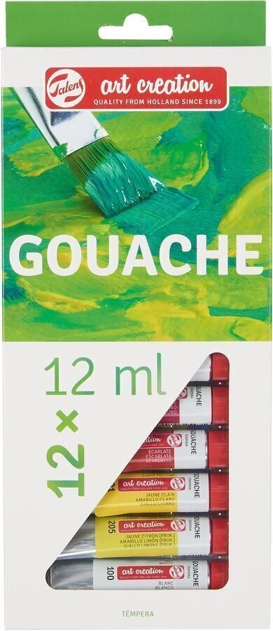 Gouache malt
 Talens Art Creation Gouache Set Gouachefarben 12x12 ml