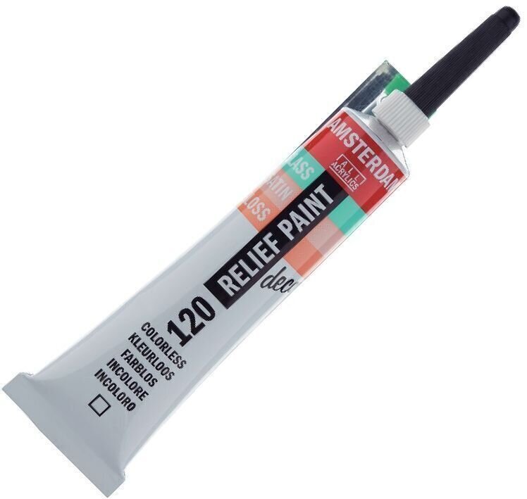 Glasverf Amsterdam Relief Paint 20 ml Colourless