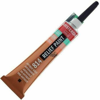 Farba na sklo Amsterdam Relief Paint 20 ml Antique Gold - 1