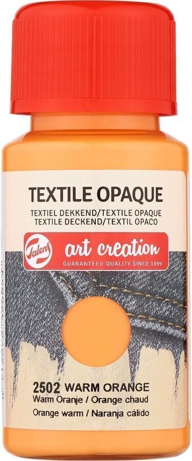 Colore per tessuto Talens Art Creation Textile Opaque Tintura tessile 50 ml Warm Orange