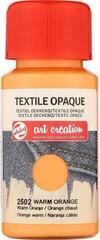 Culaore textilă Talens Art Creation Opaque Vopsea de material Warm Orange 50 ml 1 buc